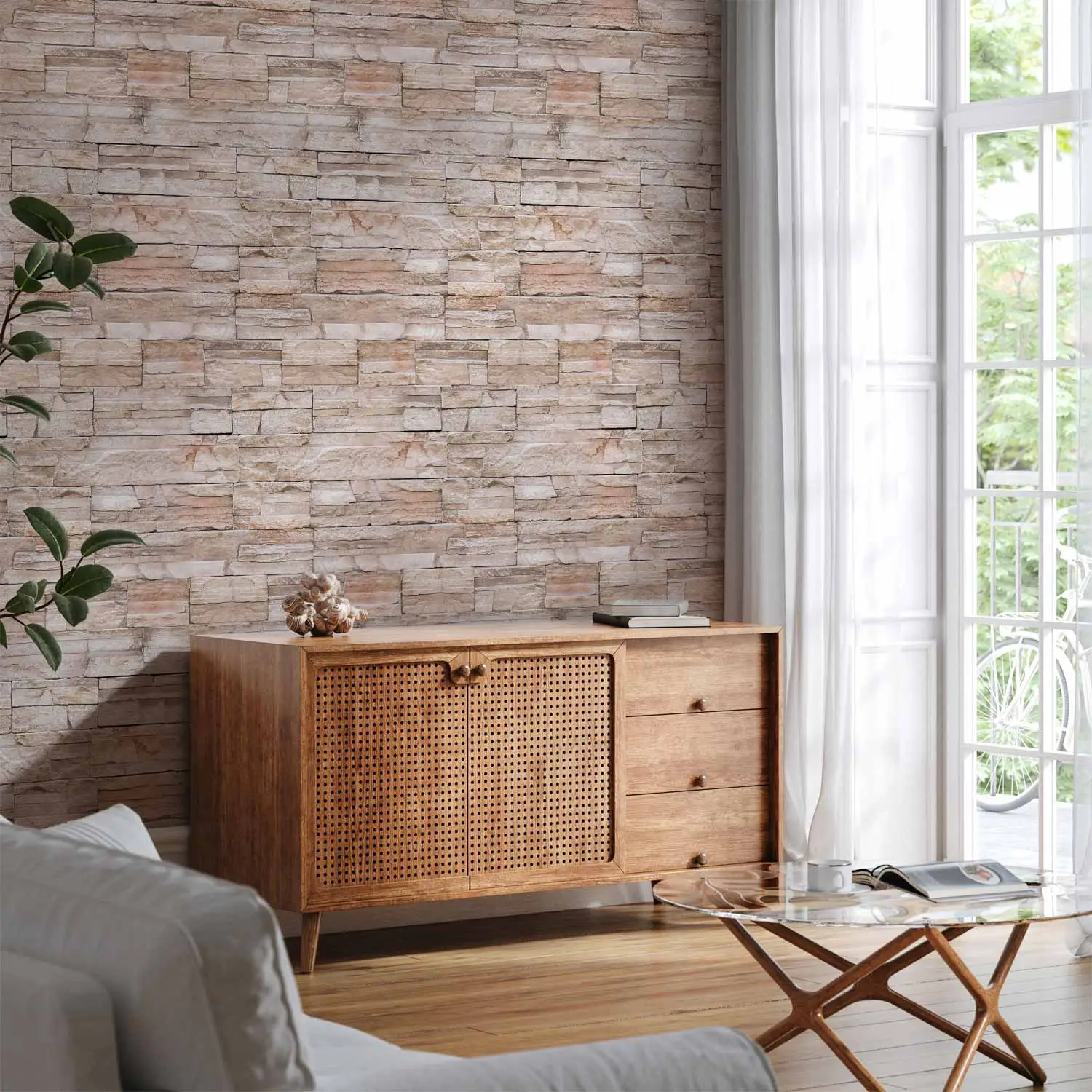 modern stone colour wallpaper