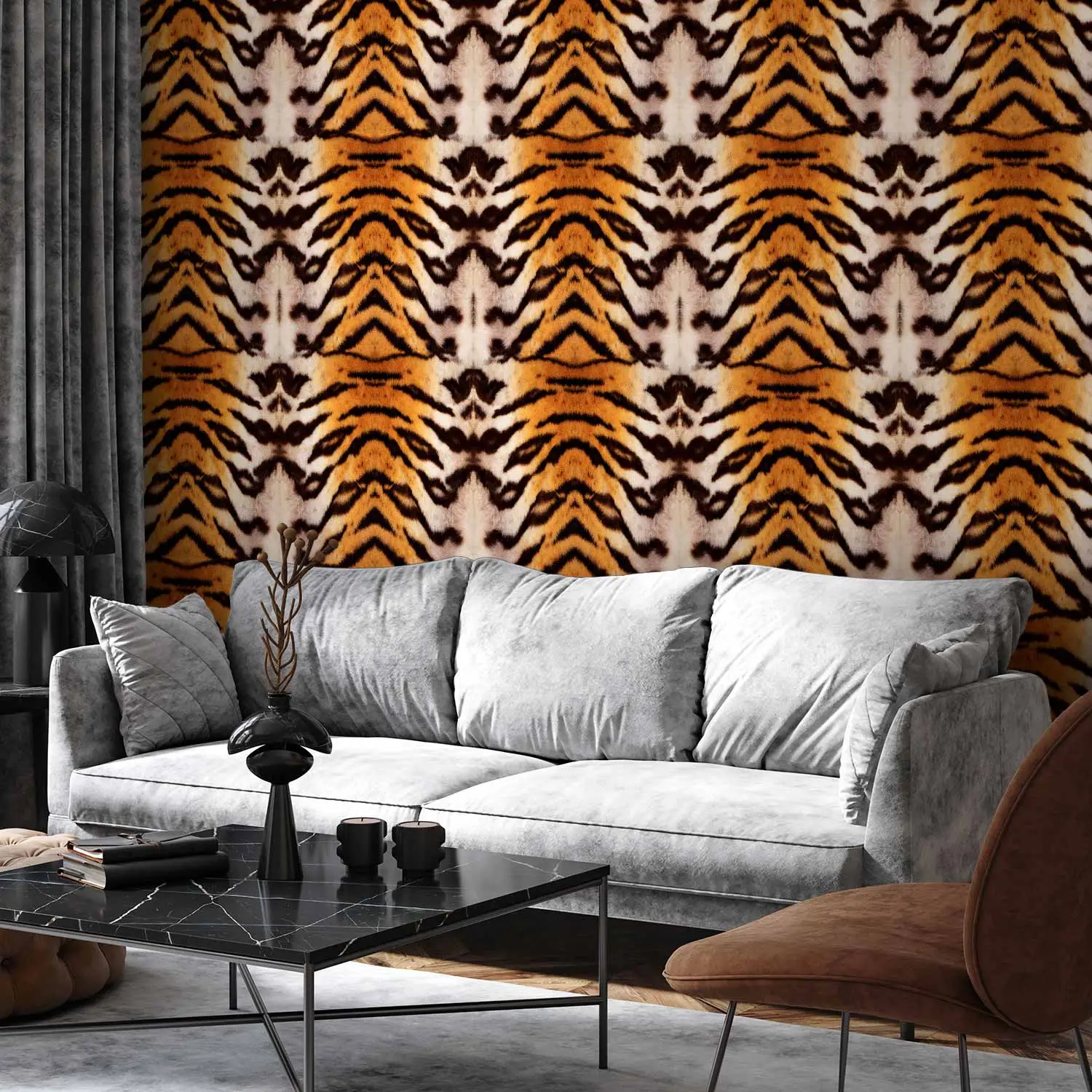 tiger print wallpaper uk