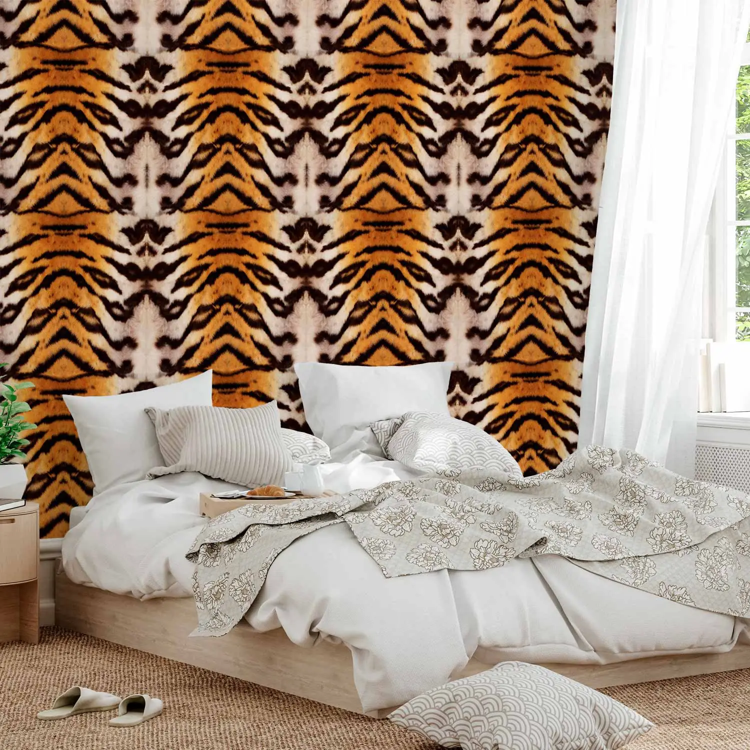 tiger print wallpaper uk