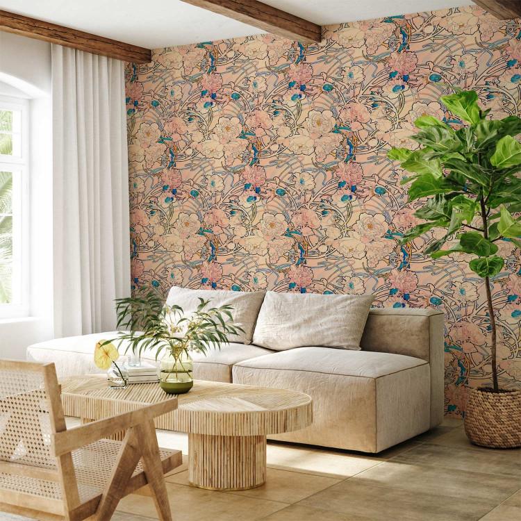 Wallpaper Art Deco - Flowers