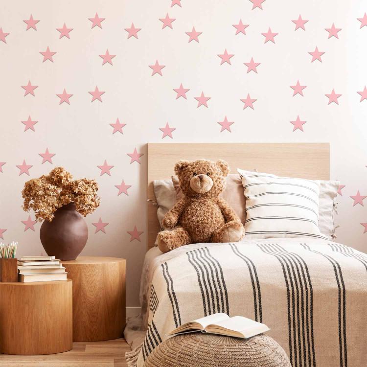 Wallpaper Pink Stars