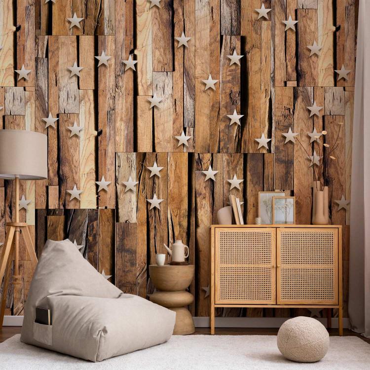 Wallpaper Wooden Constellation