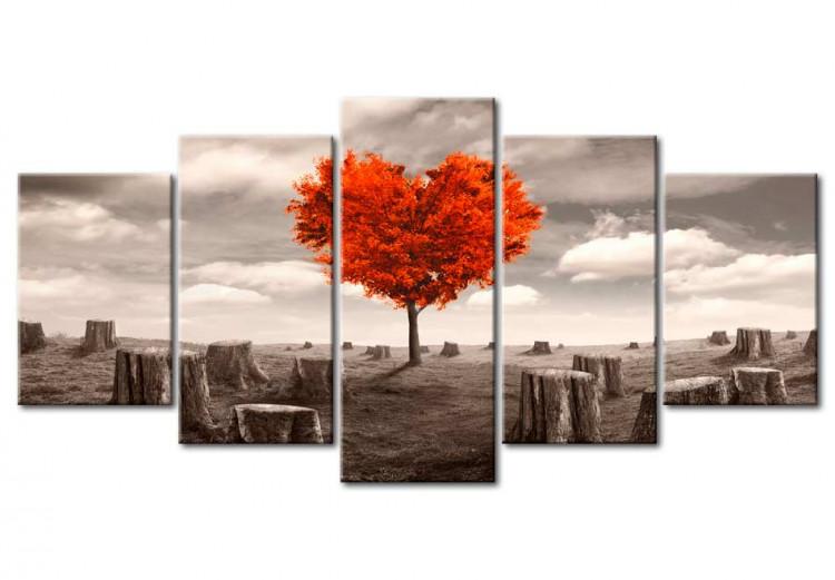 Canvas Print Hill of Lonely Hearts