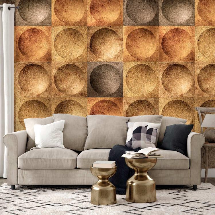 Wallpaper Golden Circles