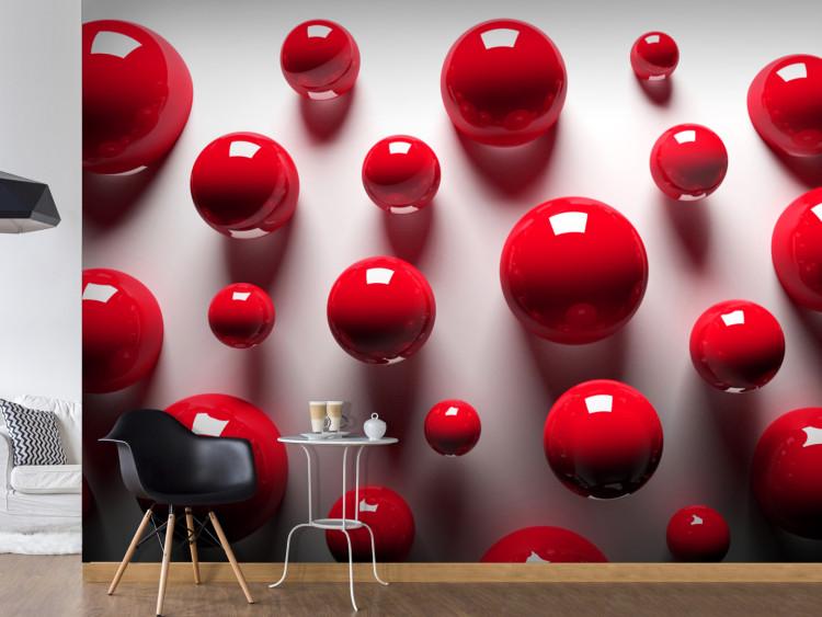 Wall Mural Red Balls