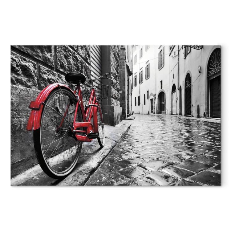 Canvas Print Vintage Red Bike