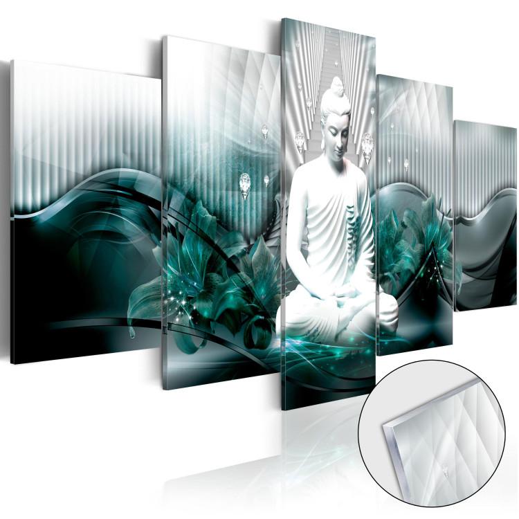 Acrylic Print Azure Meditation [Glass]