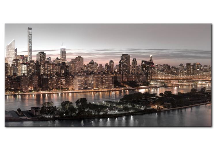 Canvas Print Manhattan at Twilight