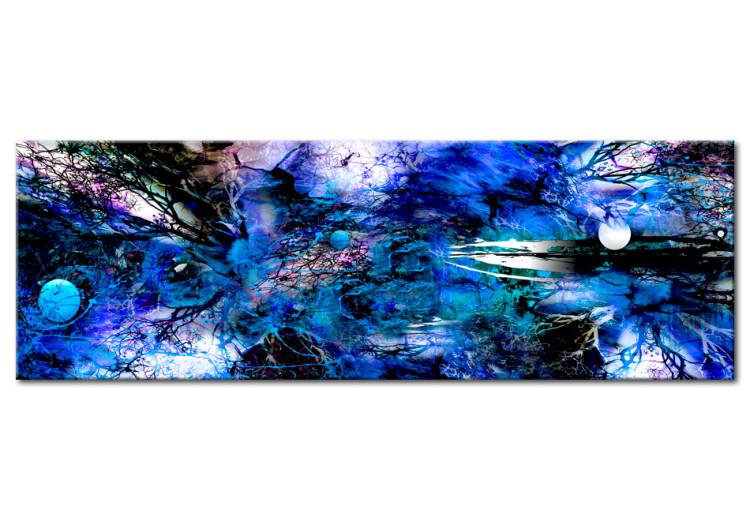 Canvas Print Blue Artistic Disorder (1-piece) - Modern Abstraction