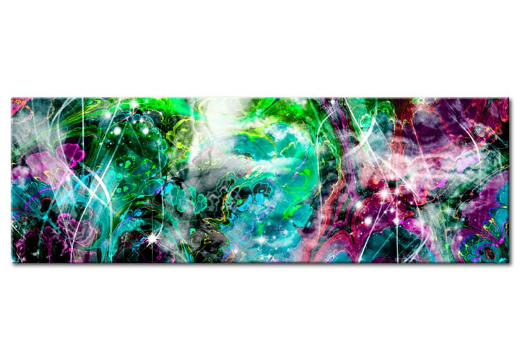 Canvas Print Colorful Expression (1-part) - Glint of Abstract Colors and Shapes