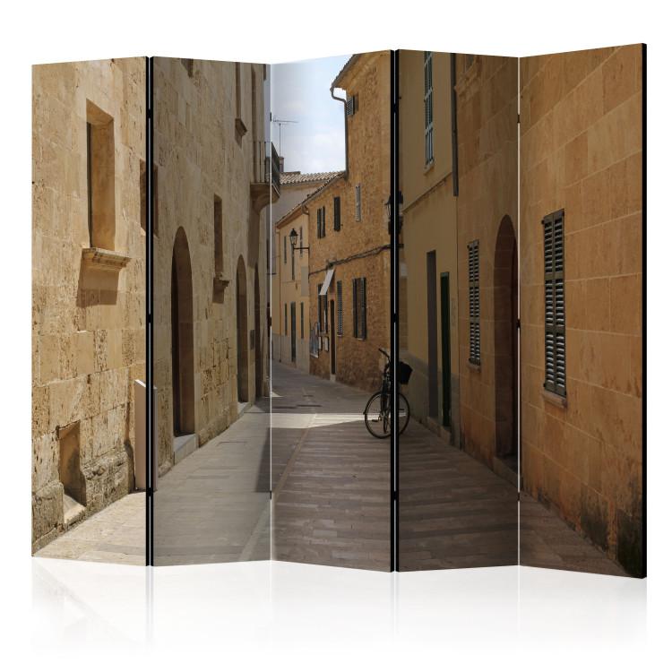 Room Divider Holidays in Majorca II - street of Spanish architecture in a town