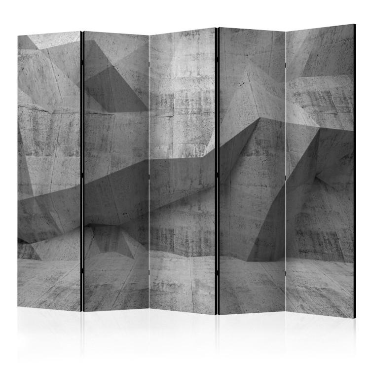 Room Divider Concrete Geometry II - abstract space of concrete in a 3D motif
