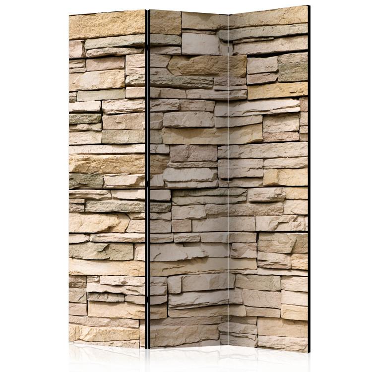 Room Divider Decorative Stone - architectural texture of beige stone brick