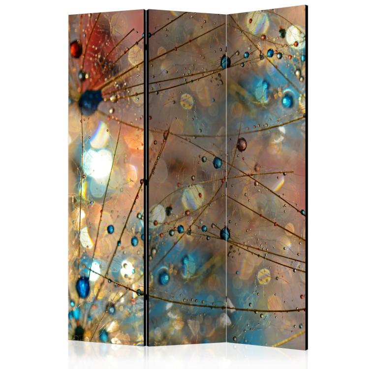 Room Divider Magical World - abstract plant pattern with colorful water motif