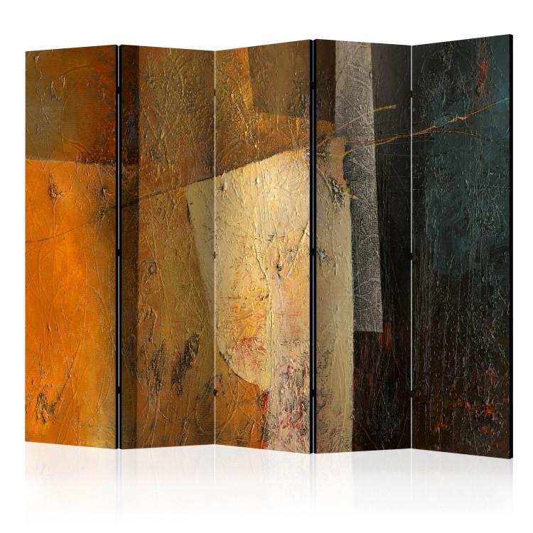 Room Divider Modern Artistry II - abstraction of colorful texture in expressionist style