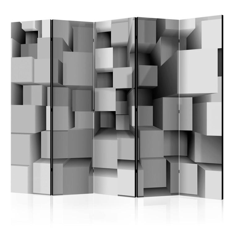 Room Divider Geometric Puzzles II - abstract geometric shapes in illusion