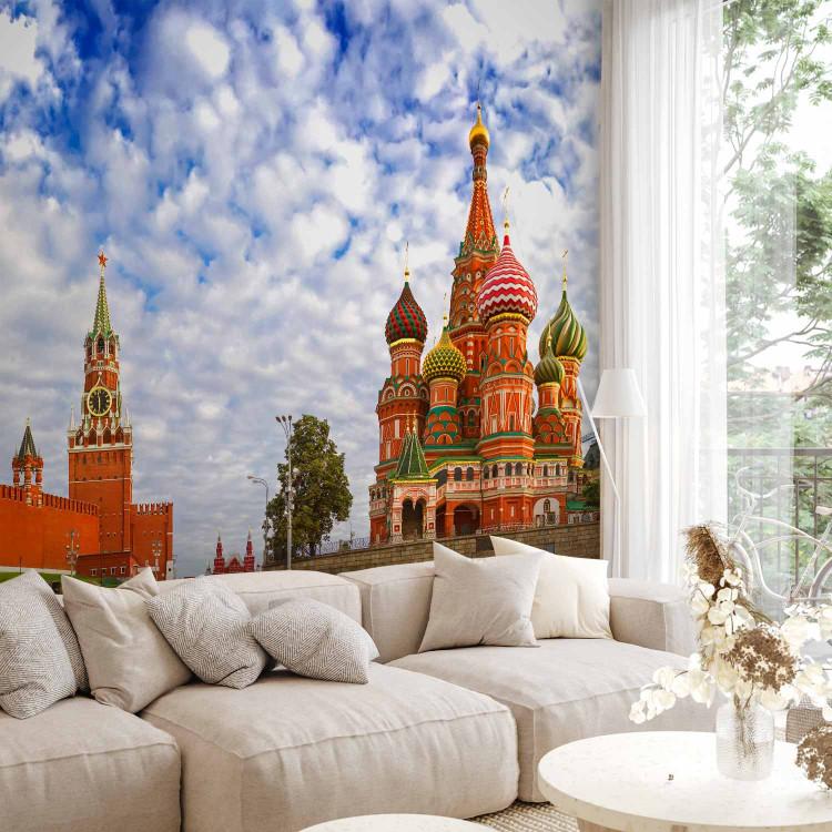 Wall Mural Red Square in Moscow Russia - historic architecture against the sky