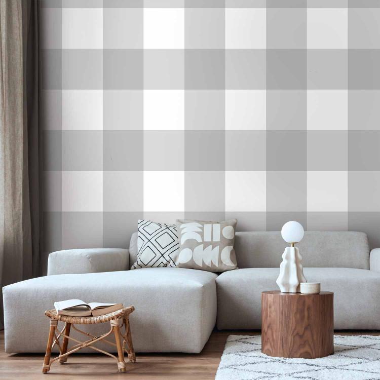 Wallpaper Check Pattern: Grey