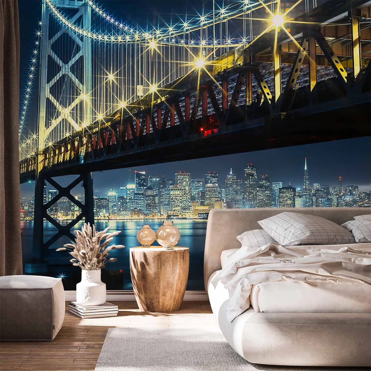 Bedroom City Wallpaper