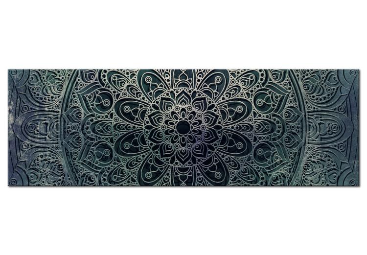 Canvas Print Mandala: Malachite Calm