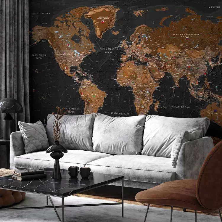 World: Stylish Map