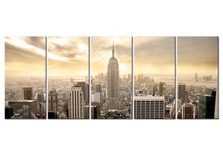 Canvas Print New York: View on Manhattan