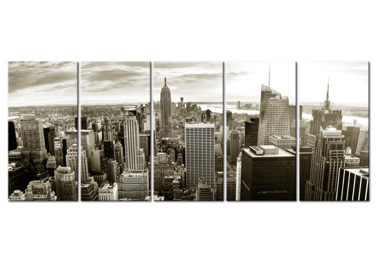 Canvas Print Grey Manhattan