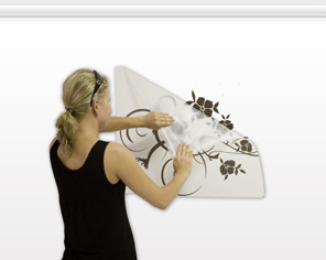 How to attach a sticker to the wall - step 7