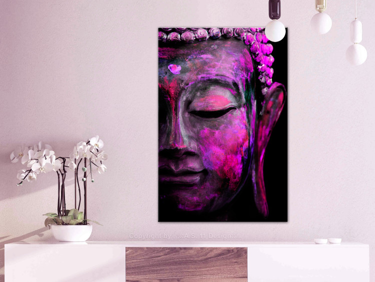 Canvas Art Print Pink Buddha 106800 additionalImage 3
