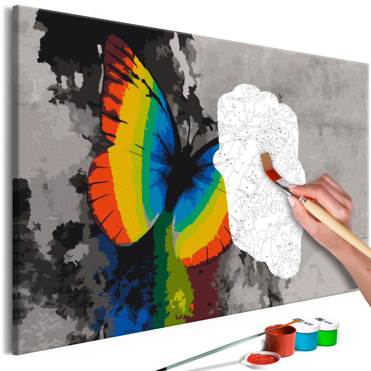 Paint by Number Kit Colourful Butterfly 108000 additionalImage 3