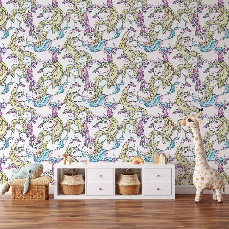Modern Wallpaper Herd of Unicorns 108300 additionalImage 5