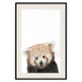 Wall Poster Young Panda - composition for children with a cheerful animal on a white background 114400 additionalThumb 18