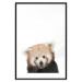 Wall Poster Young Panda - composition for children with a cheerful animal on a white background 114400 additionalThumb 17