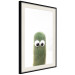 Poster Prickly Friend - funny illustration with a green plant with eyes 116900 additionalThumb 3