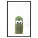 Poster Prickly Friend - funny illustration with a green plant with eyes 116900 additionalThumb 17
