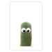 Poster Prickly Friend - funny illustration with a green plant with eyes 116900 additionalThumb 19