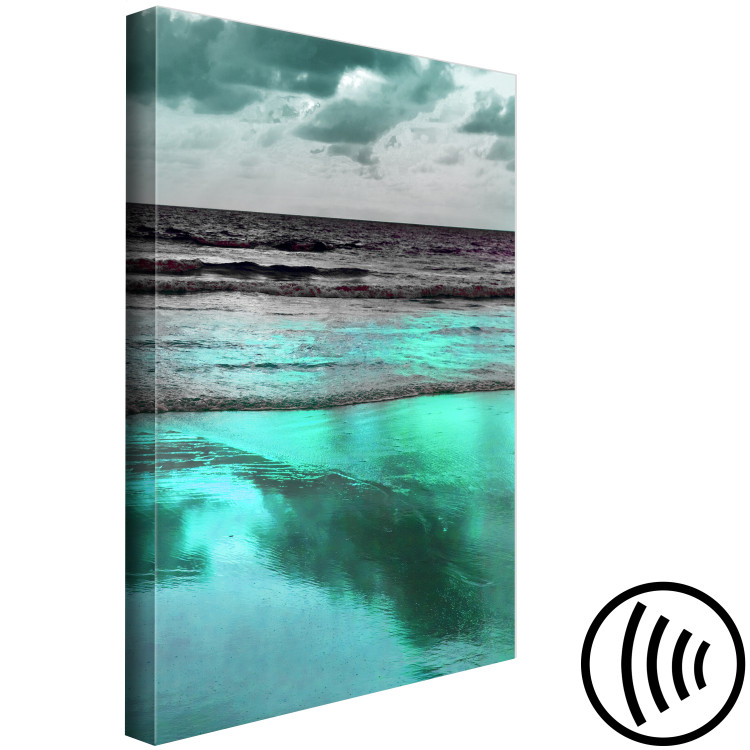 Canvas Print Clouds over the Sea (1-part) - Turquoise Sky Reflected in Water 117800 additionalImage 6