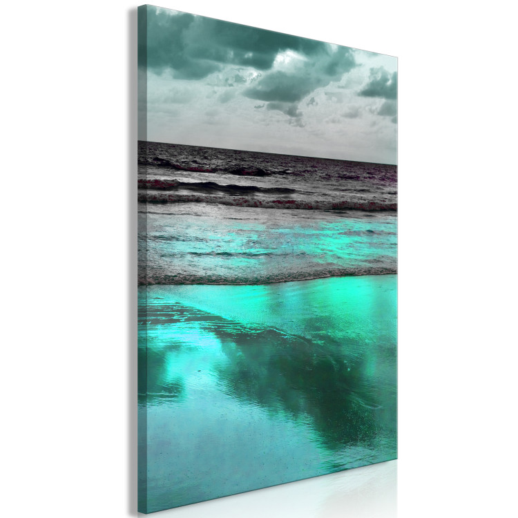 Canvas Print Clouds over the Sea (1-part) - Turquoise Sky Reflected in Water 117800 additionalImage 2