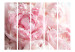 Room Divider Screen Sweet Peonies II - pink flower petals against a background of sunlight rays 118400 additionalThumb 3