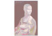 Canvas Print Pastel Lady with an Ermine - Leonardo da Vinci's work in trendy colour 123500