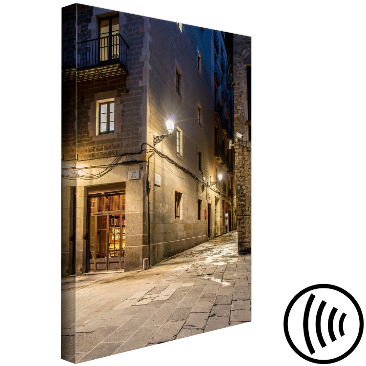 Canvas Art Print Charming Alley (1 Part) Vertical 123600 additionalImage 6