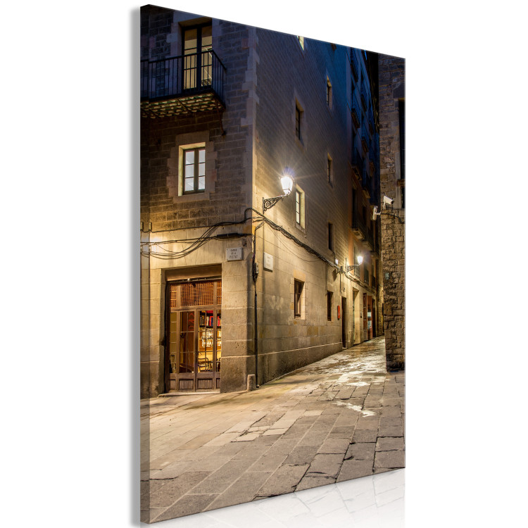 Canvas Art Print Charming Alley (1 Part) Vertical 123600 additionalImage 2