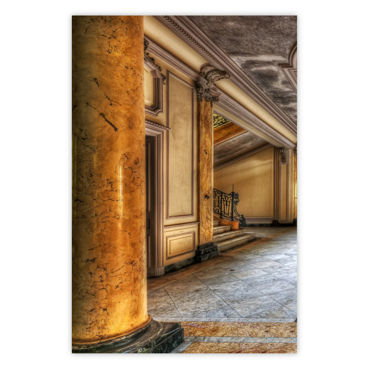 Poster Palace - architecture of building with marble columns and ornaments 123900