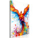 Canvas Print Birth of the Phoenix (1-part) vertical - exotic colorful bird 127200 additionalThumb 2