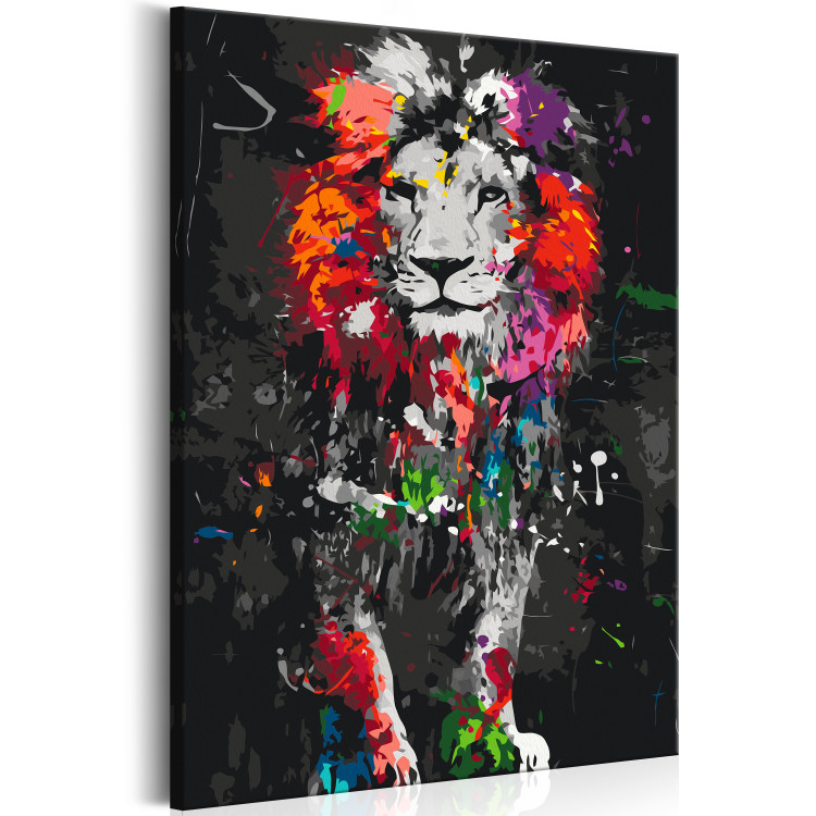 Paint by Number Kit Colourful Animals: Lion 127300 additionalImage 4