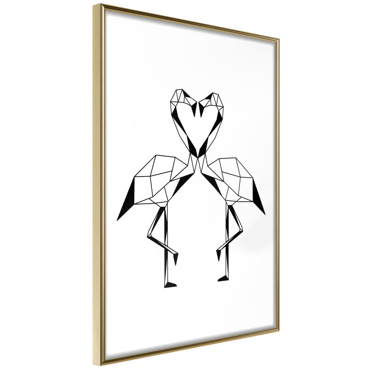 Wall Poster Subtle Flame - abstract birds forming heart shape 127900 additionalImage 14