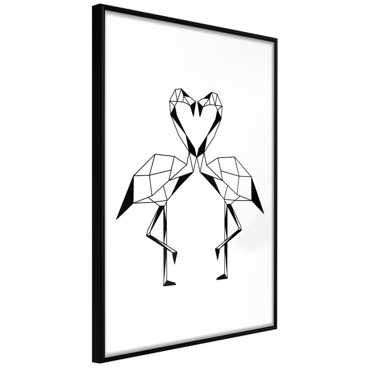 Wall Poster Subtle Flame - abstract birds forming heart shape 127900 additionalImage 13