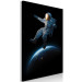 Canvas Art Print Cosmic Walk (1-part) vertical - fantastical landscape of space 129400 additionalThumb 2