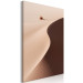 Canvas Serpentine (1-part) vertical - sand landscape on the Arabian desert 129500 additionalThumb 2