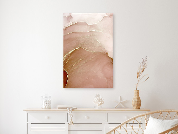 Canvas Shiny Gust (1-piece) Vertical - abstract desert sand 129700 additionalImage 3